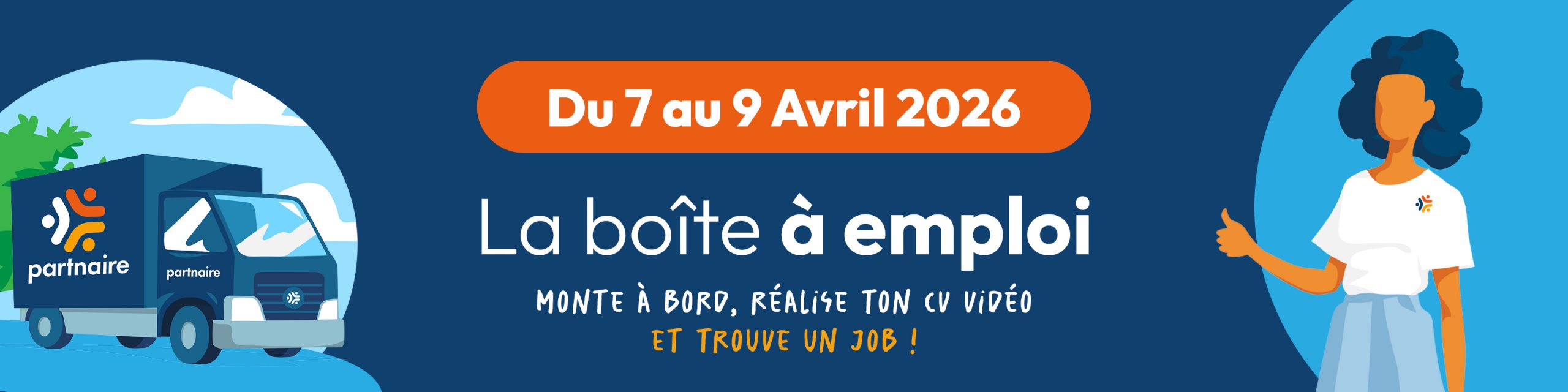 le camion de l'emploi Partnaire à Orléans
